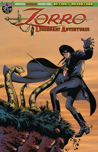 ZORRO LEGENDARY ADVENTURES #2 MAIN CVR