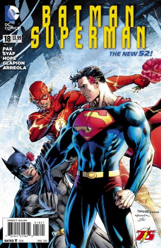 BATMAN SUPERMAN #18 FLASH 75 VAR ED