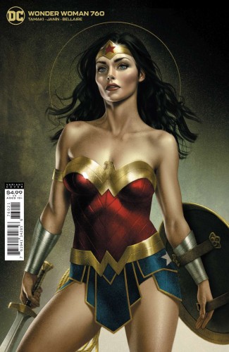 WONDER WOMAN #760 CARD STOCK J MIDDLETON VAR ED