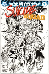 SUICIDE SQUAD #1 B&W VAR ED
