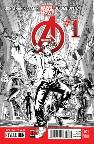 AVENGERS #1 DEADPOOL STYLE SKETCH VARIANT