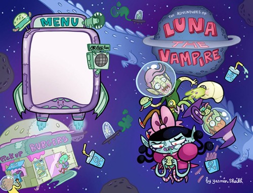 LUNA THE VAMPIRE TP VOL 01 GRUMPY SPACE (9781631406287)