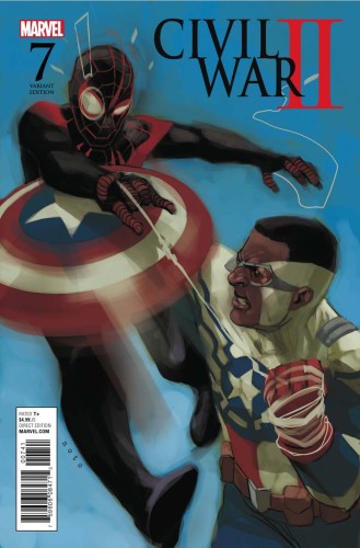 CIVIL WAR II #7 (OF 8) NOTO MILES VS SAM VAR