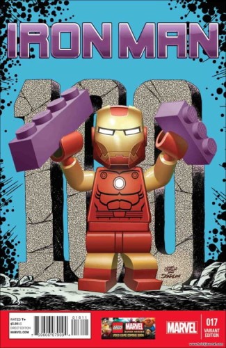 IRON MAN #17 CASTELLANI LEGO VAR