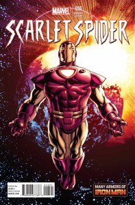 SCARLET SPIDER #16 IRON MAN MANY ARMORS MCKONE VAR VF