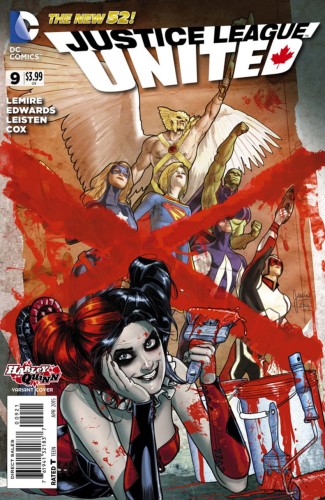 JUSTICE LEAGUE UNITED #9 HARLEY QUINN VAR ED