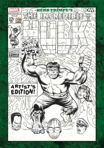 HERB TRIMPE INCREDIBLE HULK ARTIST ED HC