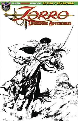 ZORRO LEGENDARY ADVENTURES #1 BLAZING BLADES OF ZORRO LTD ED CVR
