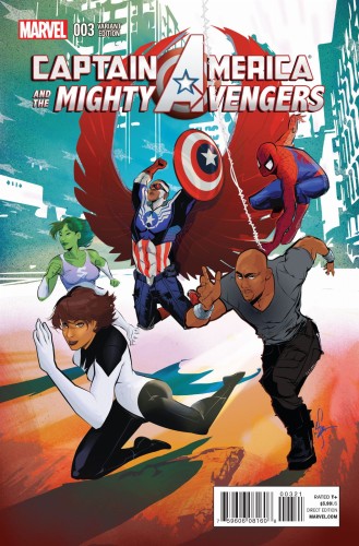 CAPTAIN AMERICA AND MIGHTY AVENGERS #3 RICHARDSON VAR AXIS