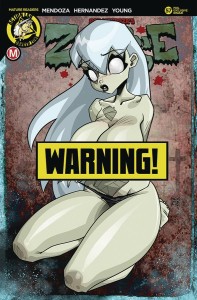 ZOMBIE TRAMP ONGOING #57 CVR I MENDOZA FOIL RISQUE CVR