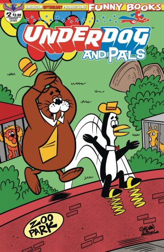 UNDERDOG & PALS #2 GALVON OVER THE WALL CVR