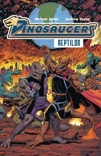 DINOSAUCERS TP VOL 01 REPTILON (9781941302996)