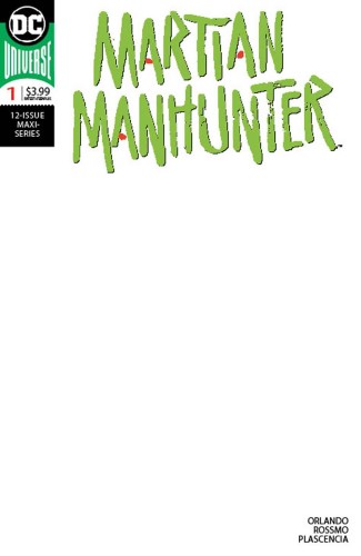 MARTIAN MANHUNTER #1 (OF 12) BLANK VAR ED