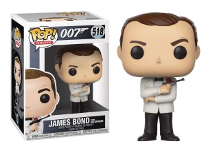 POP JAMES BOND SEAN CONNERY WHITE TUXEDO VINYL FIGURE