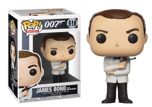 POP JAMES BOND SEAN CONNERY WHITE TUXEDO VINYL FIGURE