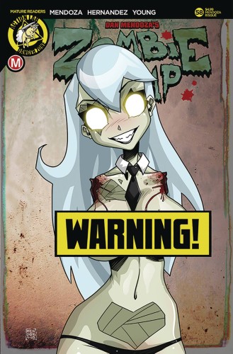 ZOMBIE TRAMP ONGOING #58 CVR F MENDOZA RISQUE LTD ED B