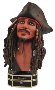 LEGENDS IN 3D POTC JACK SPARROW 1/2 SCALE BUST