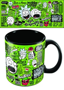 RICK AND MORTY QUOTES MEGA MUG