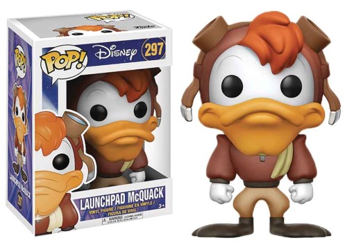 POP DARKWING DUCK LAUNCHPAD MCQUACK VINYL FIG