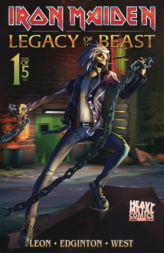 IRON MAIDEN LEGACY O/T BEAST VOL 2 NIGHT CITY #1 CVR B CASAS