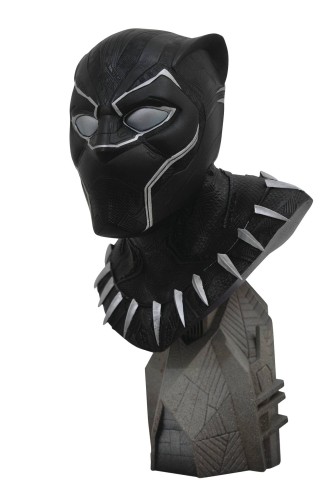 LEGENDS IN 3D MARVEL AVENGERS 3 BLACK PANTHER 1/2 SCALE BUST