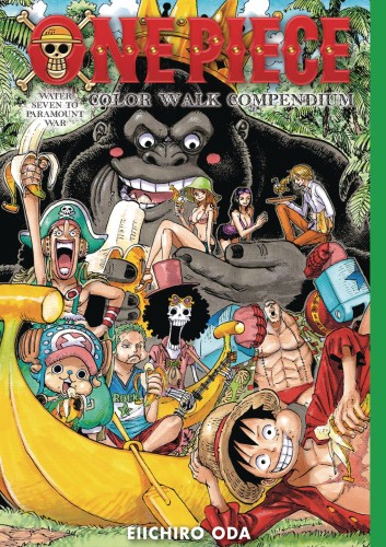ONE PIECE COLOR WALK COMPENDIUM HC WATER 7 PARAMOUNT WAR (9781421598512)