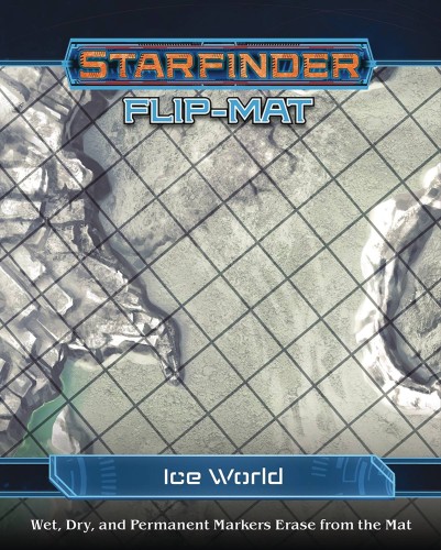 STARFINDER RPG FLIP MAT ICE WORLD (9781640781467)