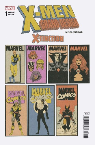 X-MEN GRAND DESIGN X-TINCTION #1 (OF 2) PISKOR CORNER BOX VAR