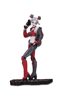 HARLEY QUINN RED WHITE & BLACK STATUE BY JOSHUA MIDDLETON