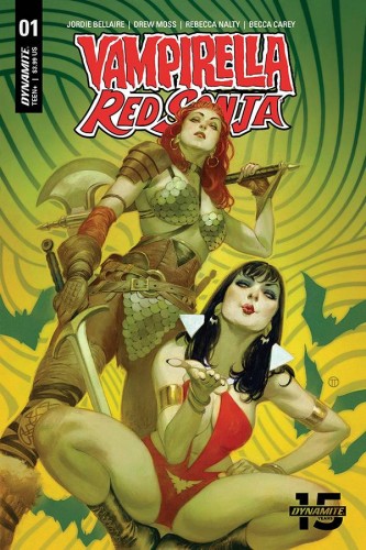 RED SONJA VAMPIRELLA #1 CVR B TEDESCO