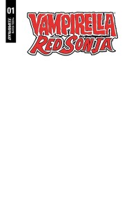 RED SONJA VAMPIRELLA #1 BLANK AUTHENTIX