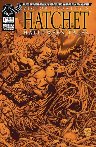 VICTOR CROWLEY HATCHET HALLOWEEN TALES #1 DLX LTD ED BLOODY HORROR CVR