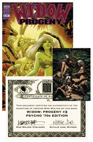 WIDOW PROGENY #3 PSYCHO 70S CVR
