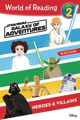 WORLD OF READING STAR WARS GALAXY OF ADV HEROES & VILLAINS (9781368045568)