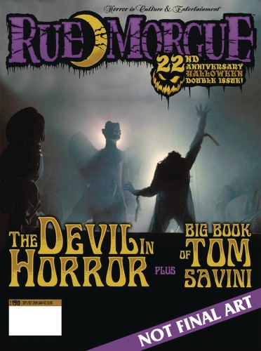 RUE MORGUE MAGAZINE #190