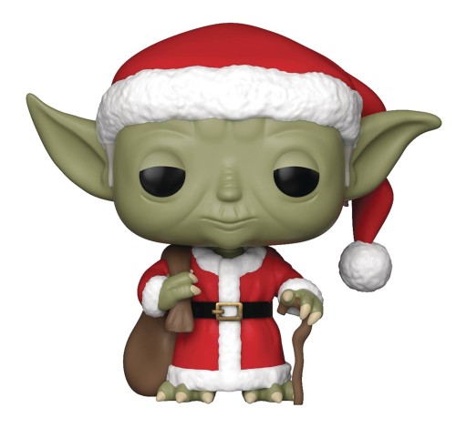 POP STAR WARS HOLIDAY YODA VINYL FIG
