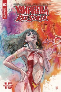 RED SONJA VAMPIRELLA #2 CVR B MACK