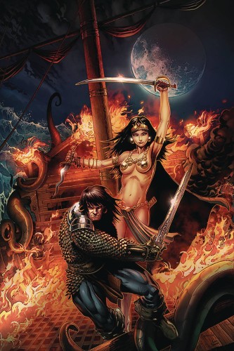 CIMMERIAN QUEEN OF BLACK COAST #1 CVR A JASON METCALF