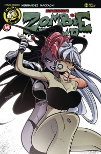 ZOMBIE TRAMP ONGOING #65 CVR E AMALGAMA CAT FIGHT VAR