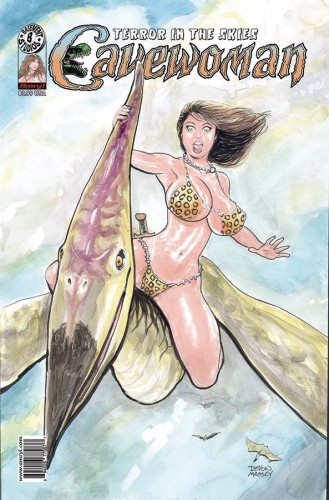CAVEWOMAN TERROR IN THE SKIES CVR A MASSEY