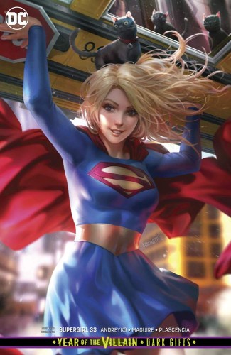 SUPERGIRL #33 CARD STOCK VAR ED