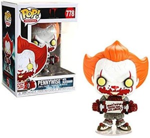 POP MOVIES IT CHAPTER 2 PENNYWISE W/SKATEBOARD VINYL FIG