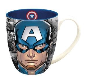 MARVEL HEROES CAPTAIN AMERICA FACE MUG