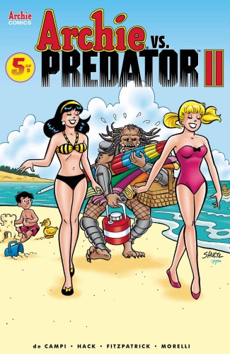 ARCHIE VS PREDATOR 2 #5 (OF 5) CVR E SHULTZ