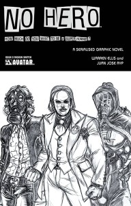 NO HERO #0 DESIGN SKETCH VAR