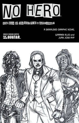 NO HERO #0 DESIGN SKETCH VAR