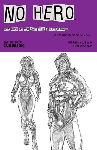 NO HERO #7 DESIGN SKETCH VAR