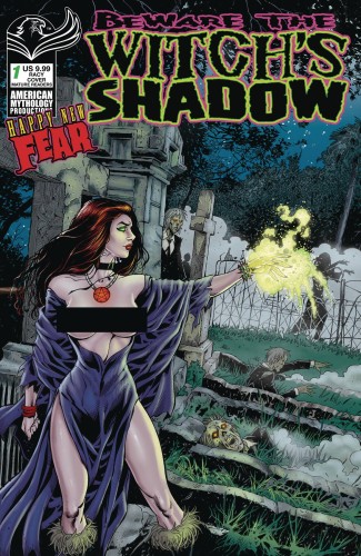 BEWARE WITCHS SHADOW HAPPY NEW FEAR #1 AM RACY CVR