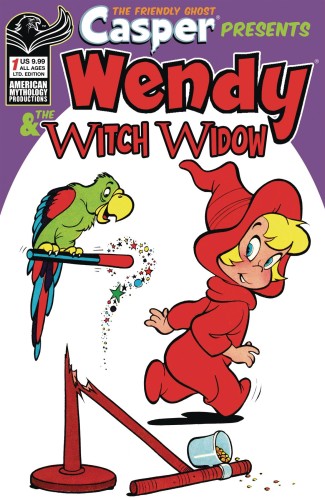 CASPER SPOTLIGHT WENDY & WITCH WIDOW LTD ED RETRO CVR