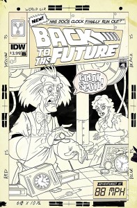 BACK TO THE FUTURE TIME TRAIN #1 25 COPY INCV